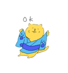 ほにゃんこなつねこ（個別スタンプ：5）