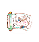Pちゃんとスミレ ほんわか❣️スタンプ（個別スタンプ：3）