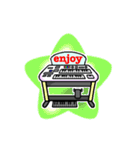電子オルガンいっぱいスタンプ（個別スタンプ：10）