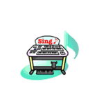 電子オルガンいっぱいスタンプ（個別スタンプ：15）