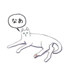 いいネコキャット白猫詰合せ.（日本語版）（個別スタンプ：4）