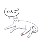 いいネコキャット白猫詰合せ.（日本語版）（個別スタンプ：21）