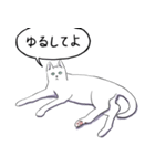 いいネコキャット白猫詰合せ.（日本語版）（個別スタンプ：24）
