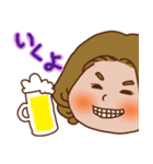 快活女子とキャッチャー男子。（個別スタンプ：25）