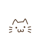 猫の顔すたんぷ。（個別スタンプ：1）