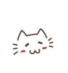 猫の顔すたんぷ。（個別スタンプ：3）