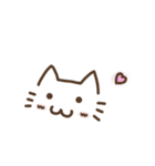 猫の顔すたんぷ。（個別スタンプ：21）