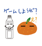 ペットボトルとみかんと（個別スタンプ：8）