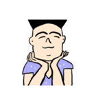とんがりヘアーくん（個別スタンプ：4）