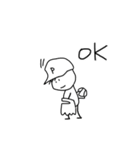 野球棒人間【P】（個別スタンプ：5）