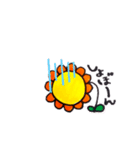 夏のひまわりちゃんスタンプ（個別スタンプ：6）