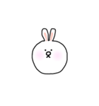 黒ぶちうさぎのだいふく丸（個別スタンプ：1）