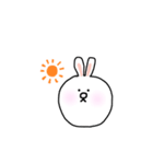 黒ぶちうさぎのだいふく丸（個別スタンプ：3）