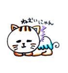 天使のネコ丸スタンプ（個別スタンプ：6）