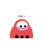 ちょっと不気味なだるまさん。。（個別スタンプ：16）