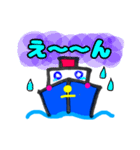 【でか文字】クルーズくん（挨拶・気持ち）（個別スタンプ：4）