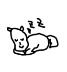 画伯のあやしい犬（個別スタンプ：4）