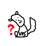 画伯のあやしい犬（個別スタンプ：12）
