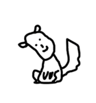 画伯のあやしい犬（個別スタンプ：24）