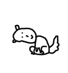 画伯のあやしい犬（個別スタンプ：25）