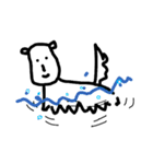 画伯のあやしい犬（個別スタンプ：33）