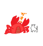 画伯のあやしい犬（個別スタンプ：35）