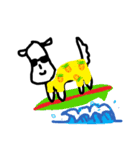 画伯のあやしい犬（個別スタンプ：37）