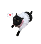黒猫のもふ ②（個別スタンプ：4）