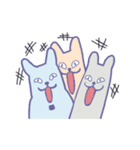 ZheZhe-青い猫男（個別スタンプ：6）