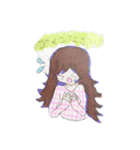 ゆ～にゃんスタンプ（女の子編）（個別スタンプ：5）