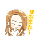 わんちゃんと女の子の日常～関西弁ver.～（個別スタンプ：3）