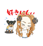 わんちゃんと女の子の日常～関西弁ver.～（個別スタンプ：24）