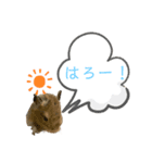 デグーの『まるちゃん』あいさつスタンプ（個別スタンプ：3）