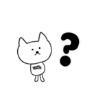 シロネコ韓国語1（個別スタンプ：9）