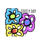 ハッピーガールスタンプ（個別スタンプ：12）