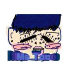 ハッピーガールスタンプ（個別スタンプ：21）