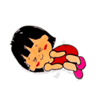 チビまゆこ（個別スタンプ：3）