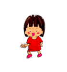 チビまゆこ（個別スタンプ：6）