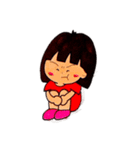 チビまゆこ（個別スタンプ：11）