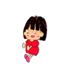 チビまゆこ（個別スタンプ：12）