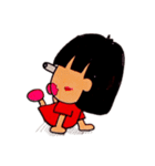 チビまゆこ（個別スタンプ：13）