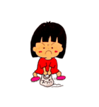チビまゆこ（個別スタンプ：17）