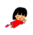 チビまゆこ（個別スタンプ：18）