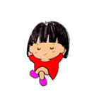 チビまゆこ（個別スタンプ：24）
