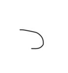 不揃い文字達（個別スタンプ：18）