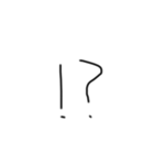 不揃い文字達（個別スタンプ：28）