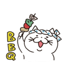 猫の長さん。 第2弾。夏休みバージョン（個別スタンプ：15）