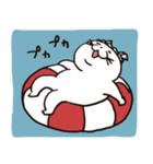 猫の長さん。 第2弾。夏休みバージョン（個別スタンプ：34）