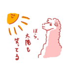 人のようなアルパカ（個別スタンプ：24）