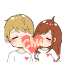かなちゃんとてるくんのラブラブな日常（個別スタンプ：3）